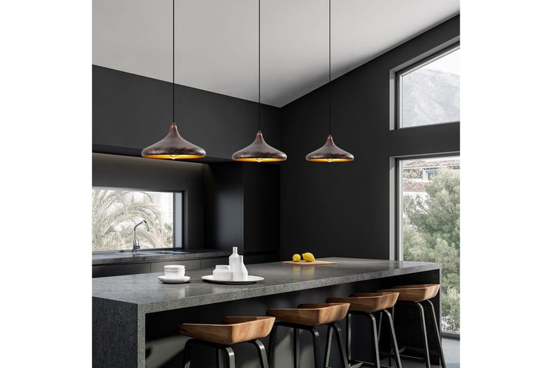 Taklampe Subesh Mørk Antikk - Mørk Antikk - Belysning - Innendørsbelysning & Lamper - Taklampe - Pendellamper & Hengelamper