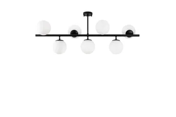 Taklampe Subin Flat Svart / Hvit