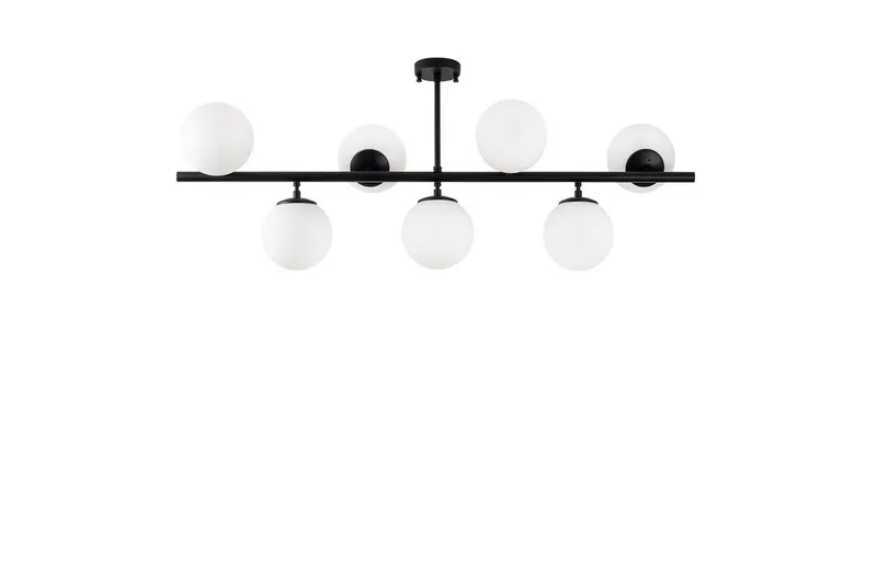 Taklampe Subin Flat Svart / Hvit - Svart / Hvit - Belysning - Innendørsbelysning & Lamper - Taklampe - Pendellamper & Hengelamper