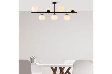 Taklampe Subin Flat Svart / Hvit - Svart / Hvit - Belysning - Innendørsbelysning & Lamper - Taklampe - Pendellamper & Hengelamper