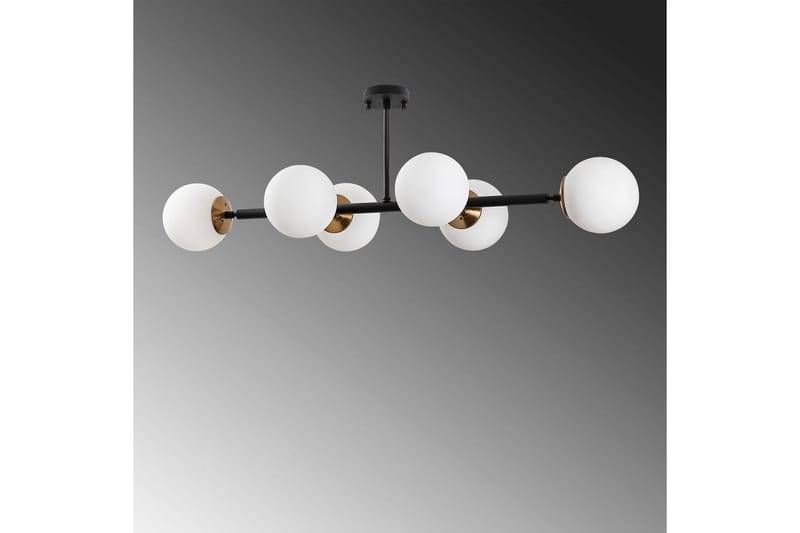 Taklampe Subin Flat Svart / Krem - Svart / Krem - Belysning - Innendørsbelysning & Lamper - Taklampe - Pendellamper & Hengelamper