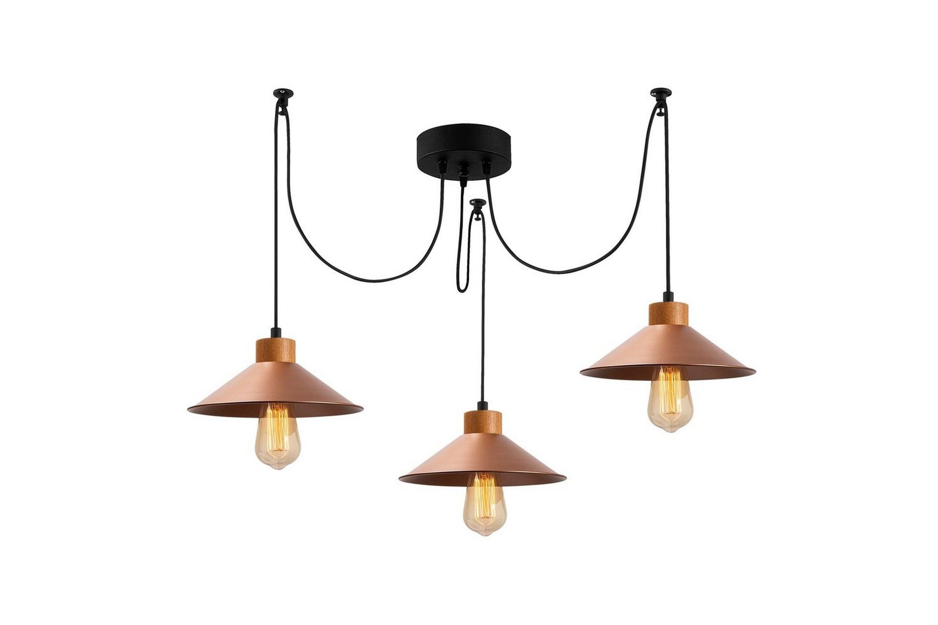 Taklampe Sudalwani Kobber - Kobber