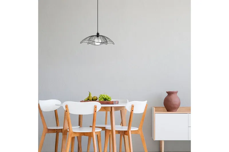 Taklampe Sudaskey Svart - Svart - Belysning - Innendørsbelysning & Lamper - Taklampe - Pendellamper & Hengelamper