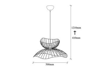 Taklampe Sudaskey To Svart - Svart - Belysning - Innendørsbelysning & Lamper - Taklampe - Pendellamper & Hengelamper