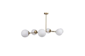 Taklampe Sudatoor Fibran Gul / Hvit - Gul / Hvit - Belysning - Innendørsbelysning & Lamper - Taklampe - Pendellamper & Hengelamper