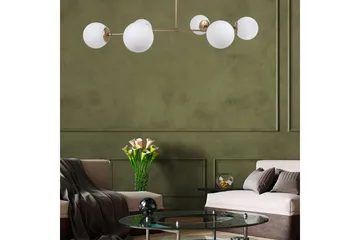 Taklampe Sudatoor Fibran Gul / Hvit - Gul / Hvit - Belysning - Innendørsbelysning & Lamper - Taklampe - Pendellamper & Hengelamper