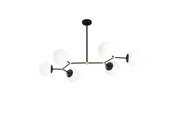 Taklampe Sudatoor Fibran Svart / Hvit - Svart / Hvit - Belysning - Innendørsbelysning & Lamper - Taklampe - Pendellamper & Hengelamper