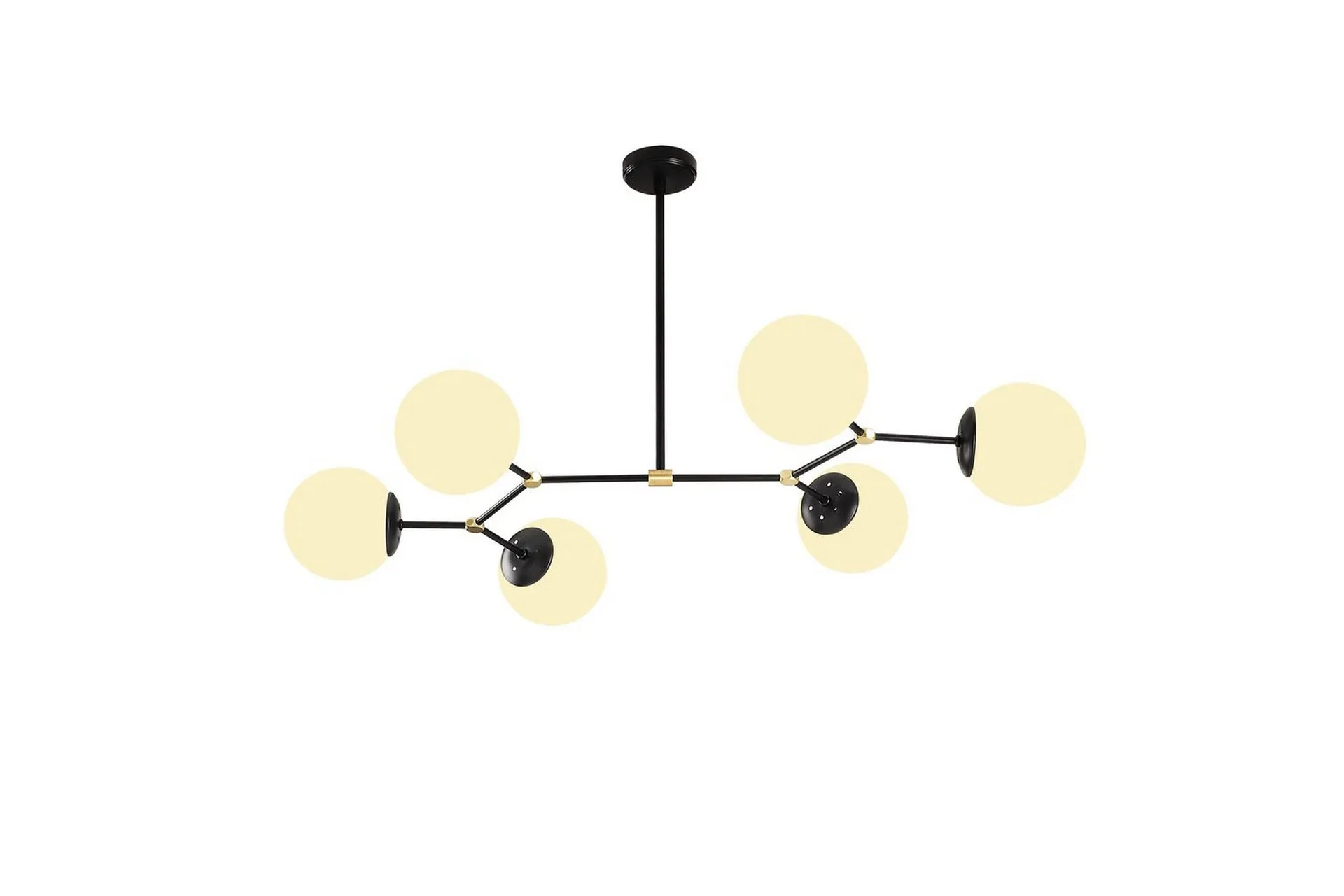 Taklampe Sudatoor Fibran Svart / Hvit - Svart / Hvit