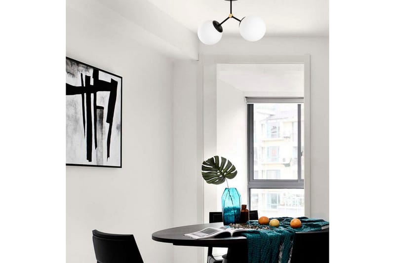 Taklampe Sudatoor Svart / Hvit - Svart / Hvit - Belysning - Innendørsbelysning & Lamper - Taklampe - Plafondlampe