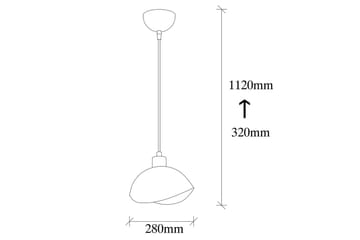 Taklampe Sugana Aesthetics Svart - Svart - Belysning - Innendørsbelysning & Lamper - Taklampe - Pendellamper & Hengelamper