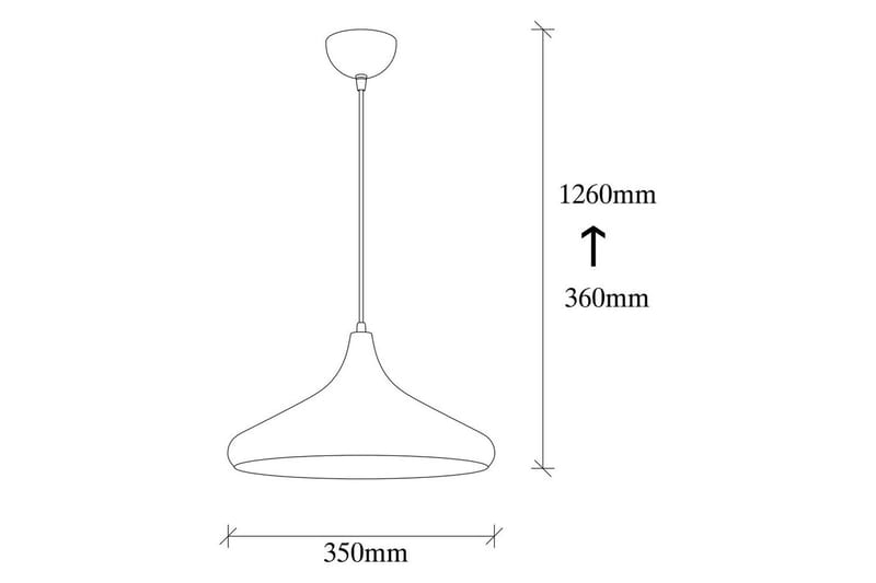 Taklampe Suna Gull - Gull - Belysning - Innendørsbelysning & Lamper - Taklampe - Pendellamper & Hengelamper