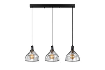 Taklampe Talnor Horizontal Three - Bronse/Svart - Belysning - Innendørsbelysning & Lamper - Taklampe - Pendellamper & Hengelamper