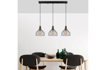 Taklampe Talnor Horizontal Three - Bronse/Svart - Belysning - Innendørsbelysning & Lamper - Taklampe - Pendellamper & Hengelamper