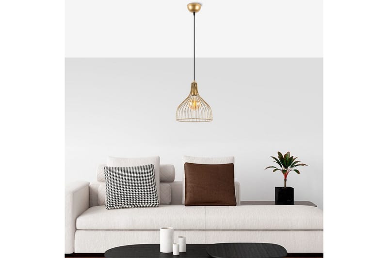 Taklampe Talnor Skinnende Gull - Skinnende Gull - Belysning - Innendørsbelysning & Lamper - Taklampe - Pendellamper & Hengelamper