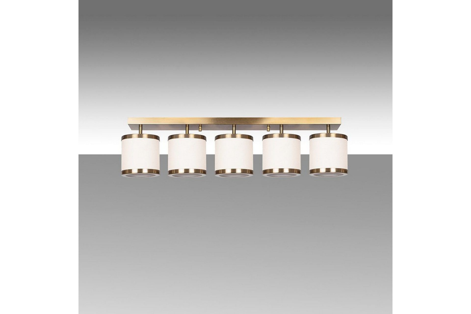 Taklampe Talra Five Vintage - Gull
