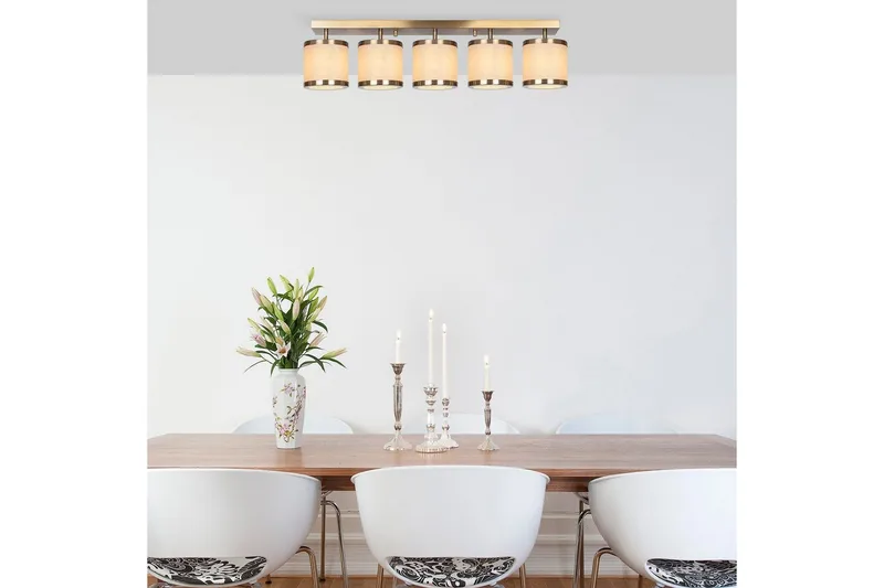 Taklampe Talra Five Vintage - Gull - Belysning - Innendørsbelysning & Lamper - Taklampe - Plafondlampe