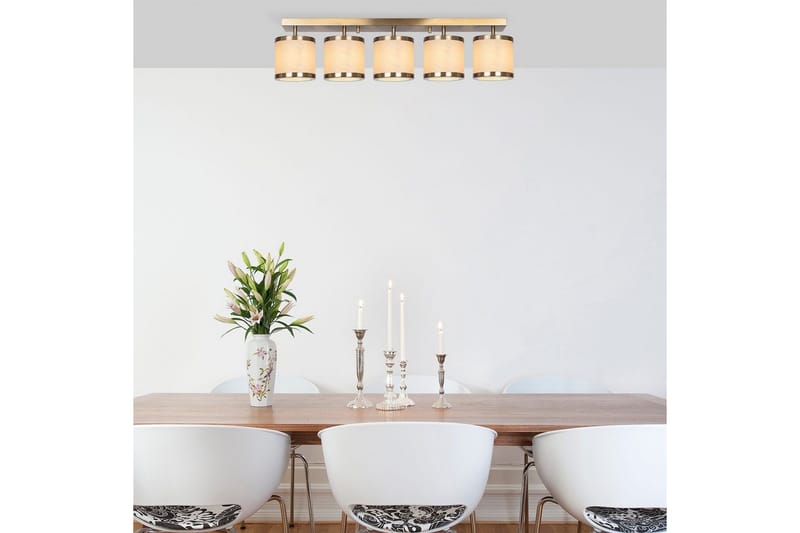 Taklampe Talra Five Vintage - Gull - Belysning - Innendørsbelysning & Lamper - Taklampe - Plafondlampe