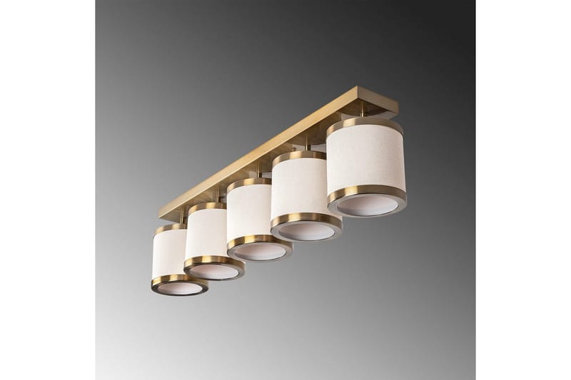 Taklampe Talra Five Vintage - Gull - Belysning - Innendørsbelysning & Lamper - Taklampe - Plafondlampe