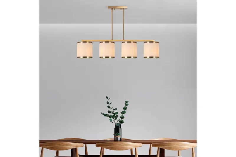 Taklampe Talra Vintage Horisontal - Gull - Belysning - Innendørsbelysning & Lamper - Taklampe - Pendellamper & Hengelamper