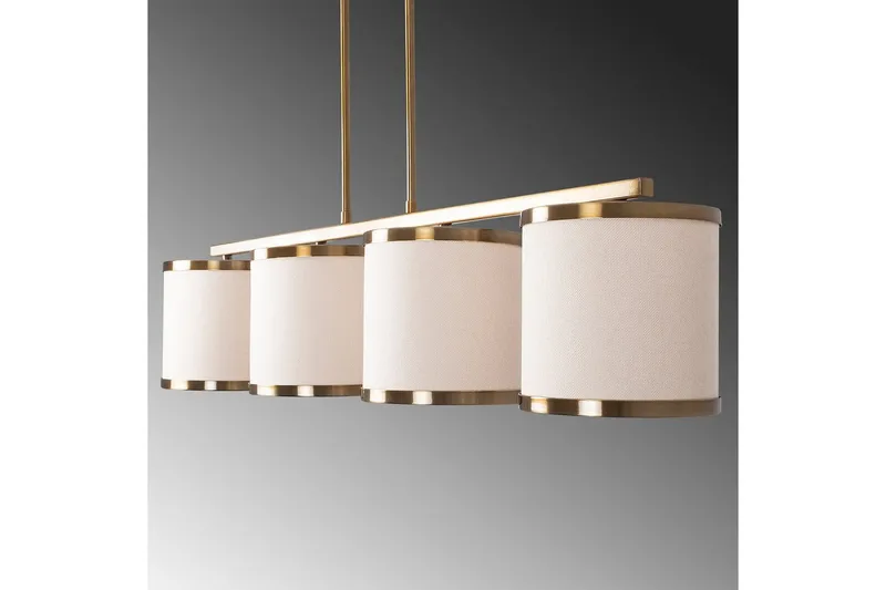 Taklampe Talra Vintage Horisontal - Gull - Belysning - Innendørsbelysning & Lamper - Taklampe - Pendellamper & Hengelamper