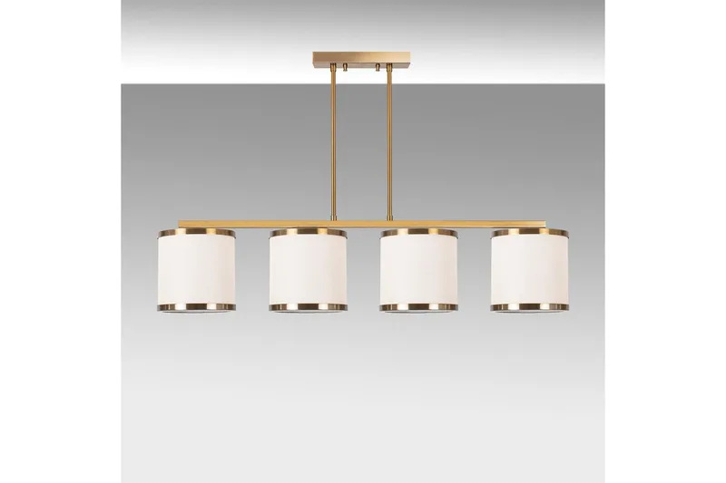 Taklampe Talra Vintage Horisontal, Gull