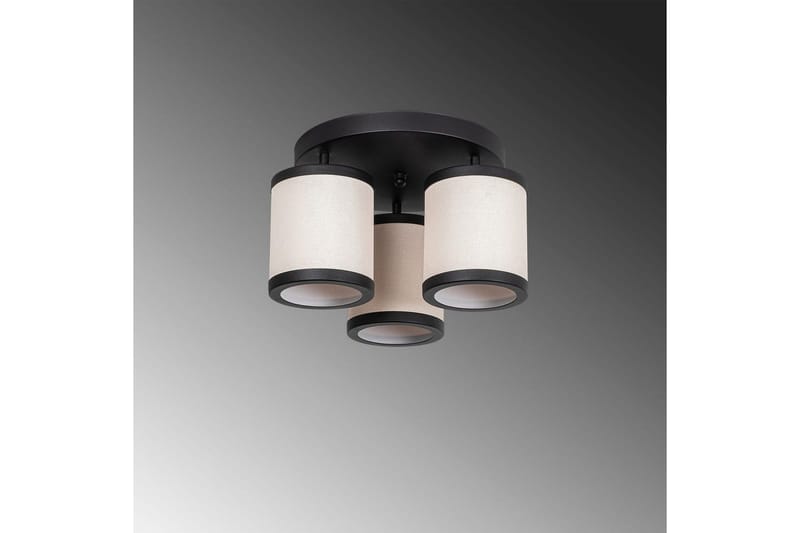 Taklampe Talrayo Svart / Hvit - Svart / Hvit - Belysning - Innendørsbelysning & Lamper - Taklampe - Plafondlampe