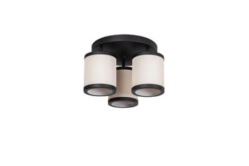 Taklampe Talrayo Svart / Hvit - Svart / Hvit - Belysning - Innendørsbelysning & Lamper - Taklampe - Plafondlampe