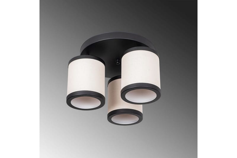 Taklampe Talrayo Svart / Hvit - Svart / Hvit - Belysning - Innendørsbelysning & Lamper - Taklampe - Plafondlampe
