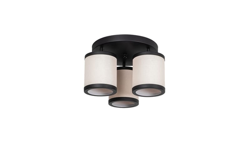 Taklampe Talrayo Svart / Hvit - Svart / Hvit - Belysning - Innendørsbelysning & Lamper - Taklampe - Plafondlampe