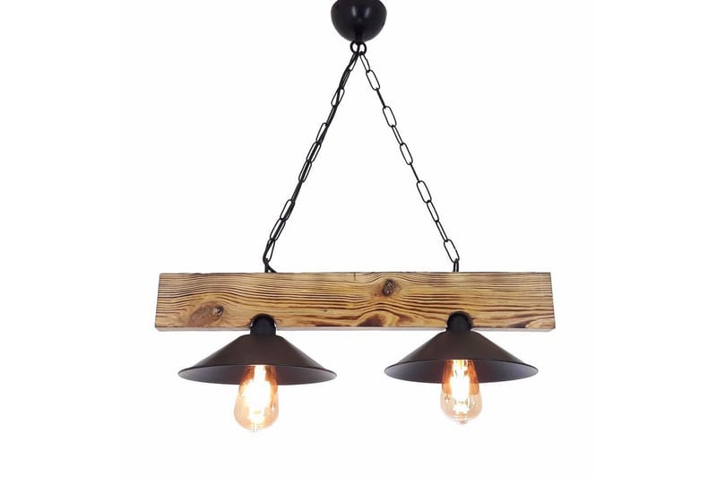 Taklampe Talwyn Valnøtt / Svart - Taupe/Svart - Belysning - Innendørsbelysning & Lamper - Taklampe - Pendellamper & Hengelamper
