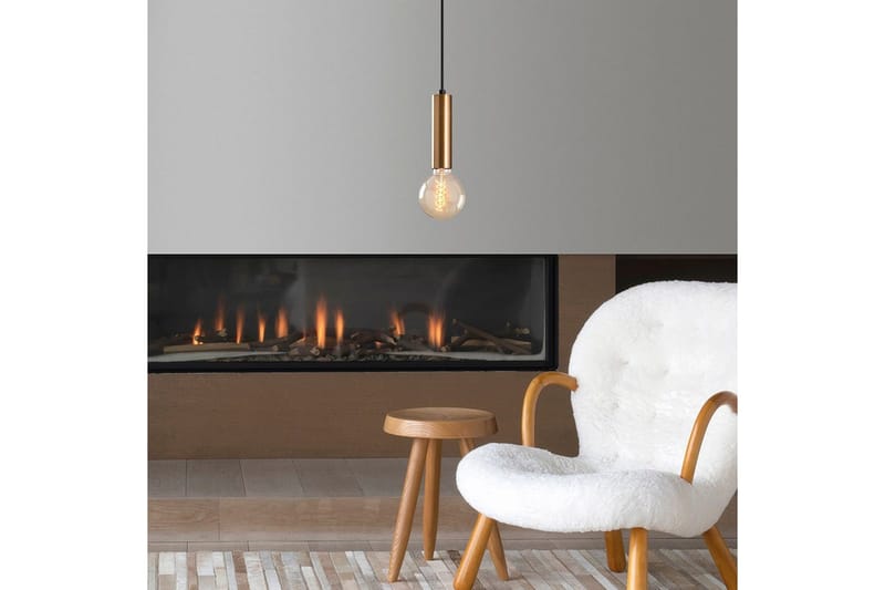 Taklampe Tembra Vintage - Gull - Belysning - Innendørsbelysning & Lamper - Taklampe - Pendellamper & Hengelamper