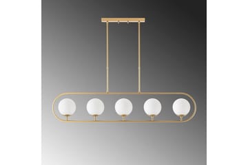 Taklampe Thalara Skinnende Gull Fem sokkel - Gull - Belysning - Innendørsbelysning & Lamper - Taklampe - Pendellamper & Hengelamper