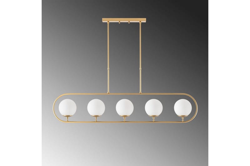 Taklampe Thalara Skinnende Gull Fem sokkel - Gull - Belysning - Innendørsbelysning & Lamper - Taklampe - Pendellamper & Hengelamper