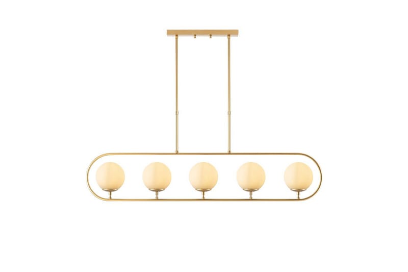 Taklampe Thalara Skinnende Gull Fem sokkel - Gull - Belysning - Innendørsbelysning & Lamper - Taklampe - Pendellamper & Hengelamper