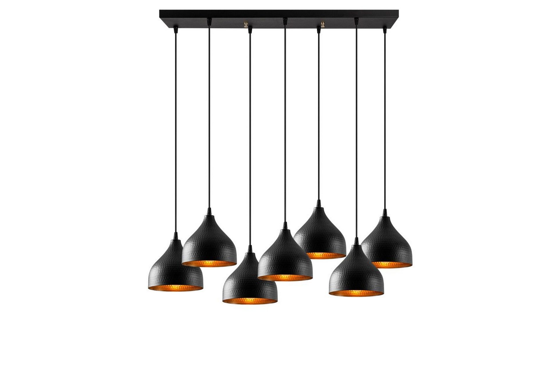 Taklampe Thela Seven Svart - Svart