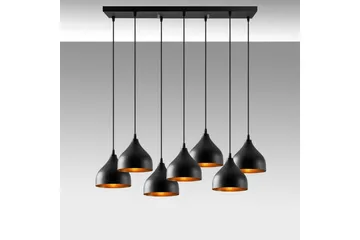 Taklampe Thela Seven Svart - Svart - Belysning - Innendørsbelysning & Lamper - Taklampe - Pendellamper & Hengelamper