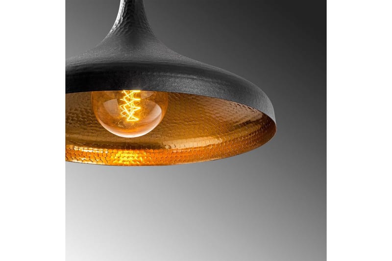 Taklampe Thela Stor Svart - Svart - Belysning - Innendørsbelysning & Lamper - Taklampe - Pendellamper & Hengelamper