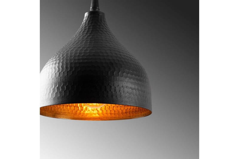 Taklampe Thela Svart - Svart - Belysning - Innendørsbelysning & Lamper - Taklampe - Pendellamper & Hengelamper