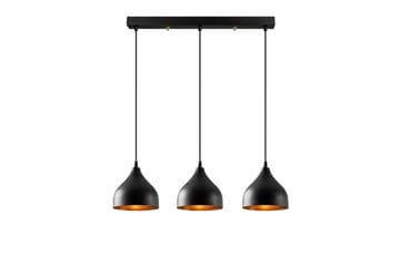 Taklampe Thela Triple Svart - Svart - Belysning - Innendørsbelysning & Lamper - Taklampe - Pendellamper & Hengelamper