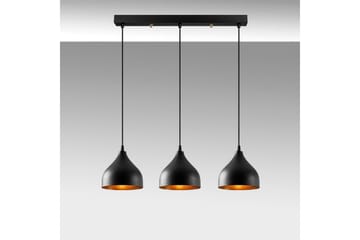 Taklampe Thela Triple Svart - Svart - Belysning - Innendørsbelysning & Lamper - Taklampe - Pendellamper & Hengelamper