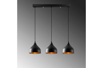 Taklampe Thela Triple Svart - Svart - Belysning - Innendørsbelysning & Lamper - Taklampe - Pendellamper & Hengelamper