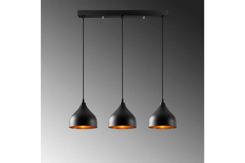 Taklampe Thela Triple Svart - Svart - Belysning - Innendørsbelysning & Lamper - Taklampe - Pendellamper & Hengelamper