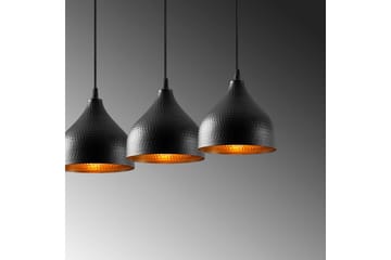 Taklampe Thela Triple Svart - Svart - Belysning - Innendørsbelysning & Lamper - Taklampe - Pendellamper & Hengelamper