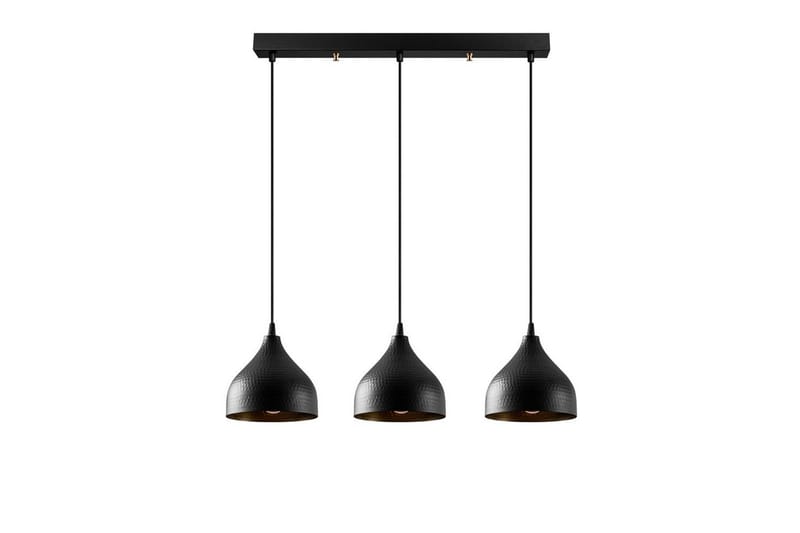 Taklampe Thela Triple Svart - Svart - Belysning - Innendørsbelysning & Lamper - Taklampe - Pendellamper & Hengelamper