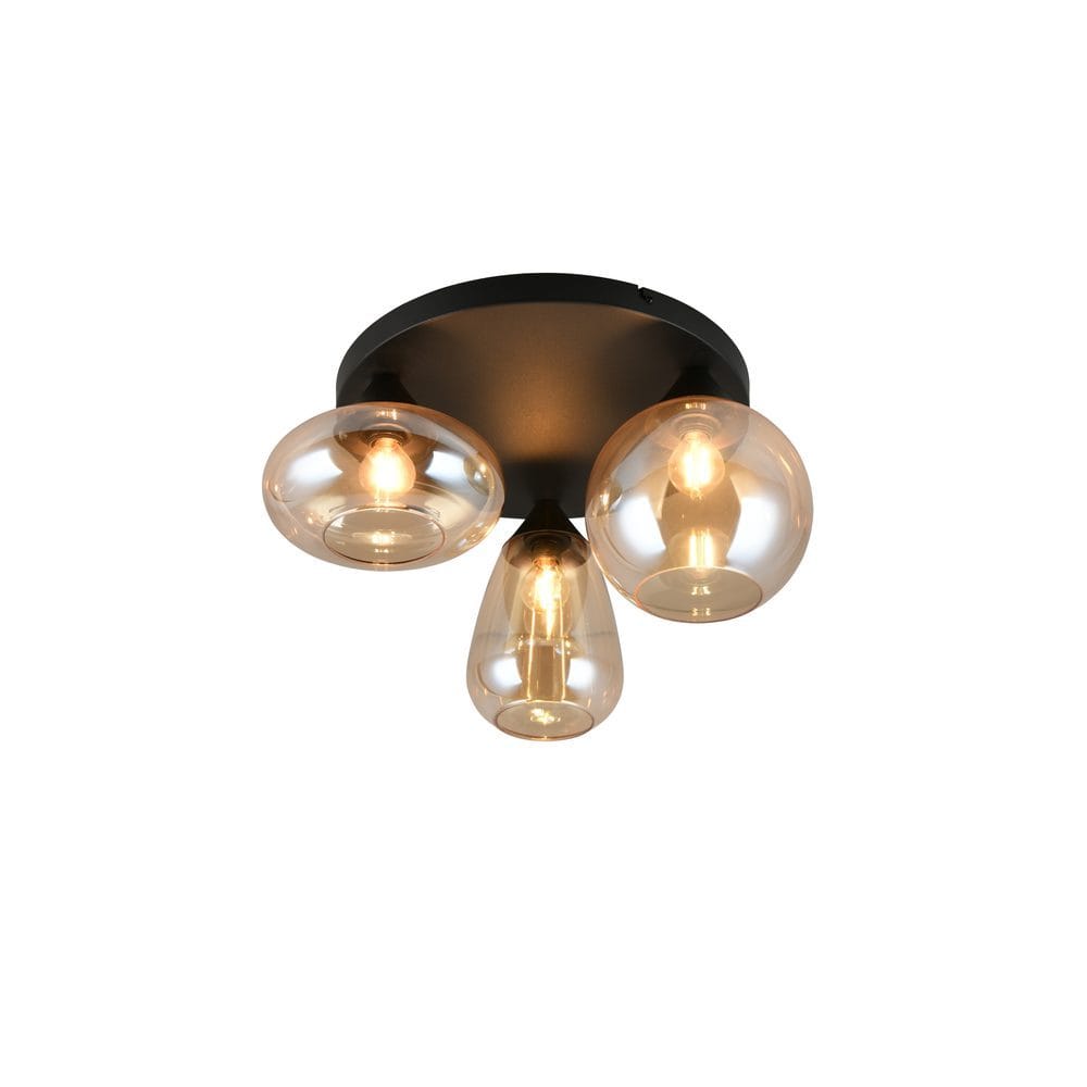 Taklampe TRIO Lumina - 3 lamper, Rav