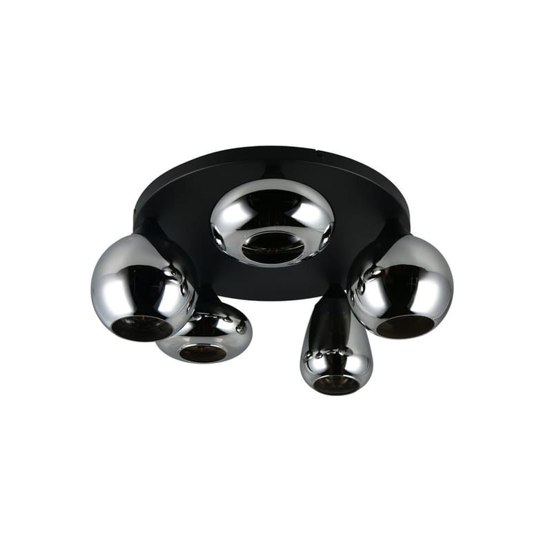 Taklampe TRIO Lumina - 5 lamper, Krommet - Belysning - Innendørsbelysning & Lamper - Taklampe - Krystallkrone & takkrone