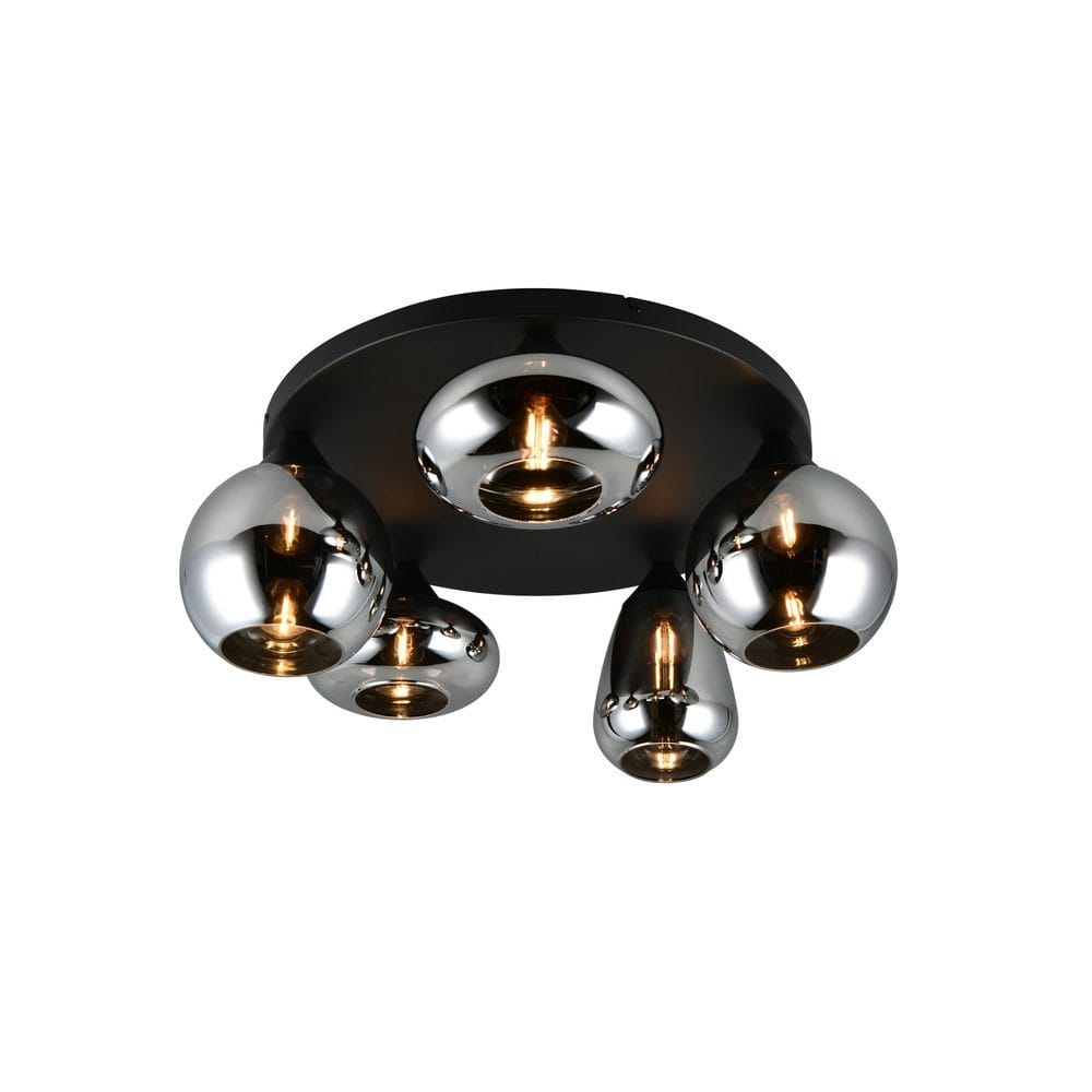 Taklampe TRIO Lumina - 5 lamper, Krommet