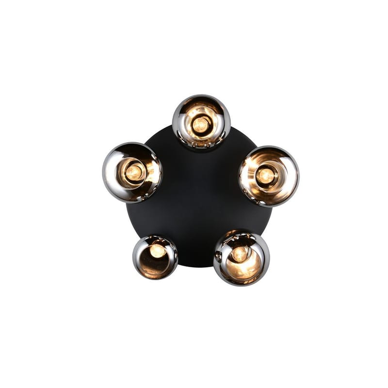 Taklampe TRIO Lumina - 5 lamper, Krommet - Belysning - Innendørsbelysning & Lamper - Taklampe - Krystallkrone & takkrone