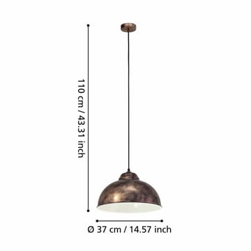 Taklampe Truro - Antikkobber - Belysning - Innendørsbelysning & Lamper - Taklampe - Pendellamper & Hengelamper