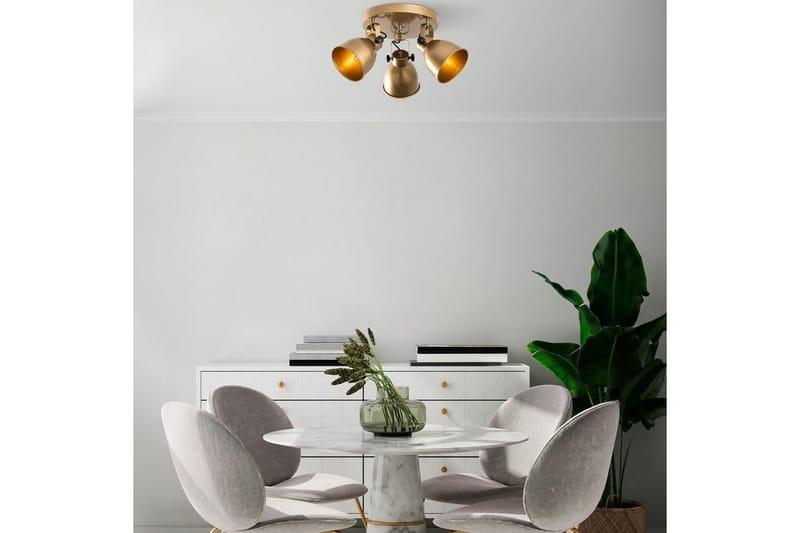 Taklampe Tyka Gull - Gull - Belysning - Innendørsbelysning & Lamper - Taklampe - Plafondlampe